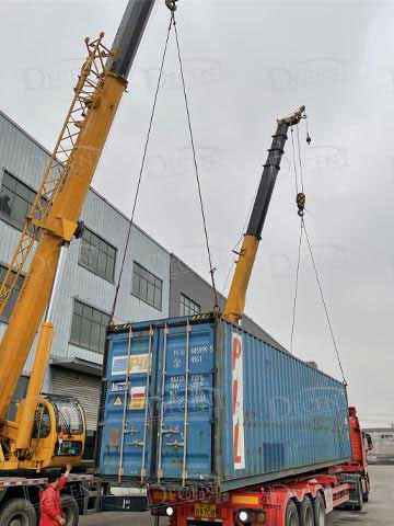 new acid scrubber tower shipment