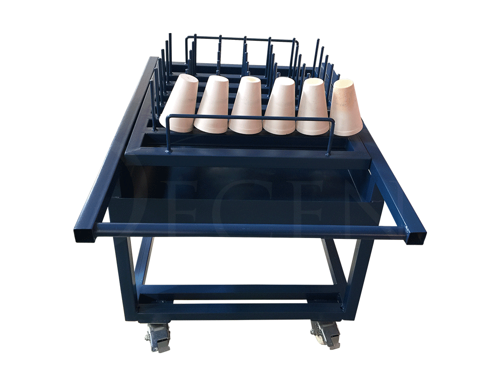 DECENT Crucible Cooling Trolley DECENT Crucible Cooling Trolley